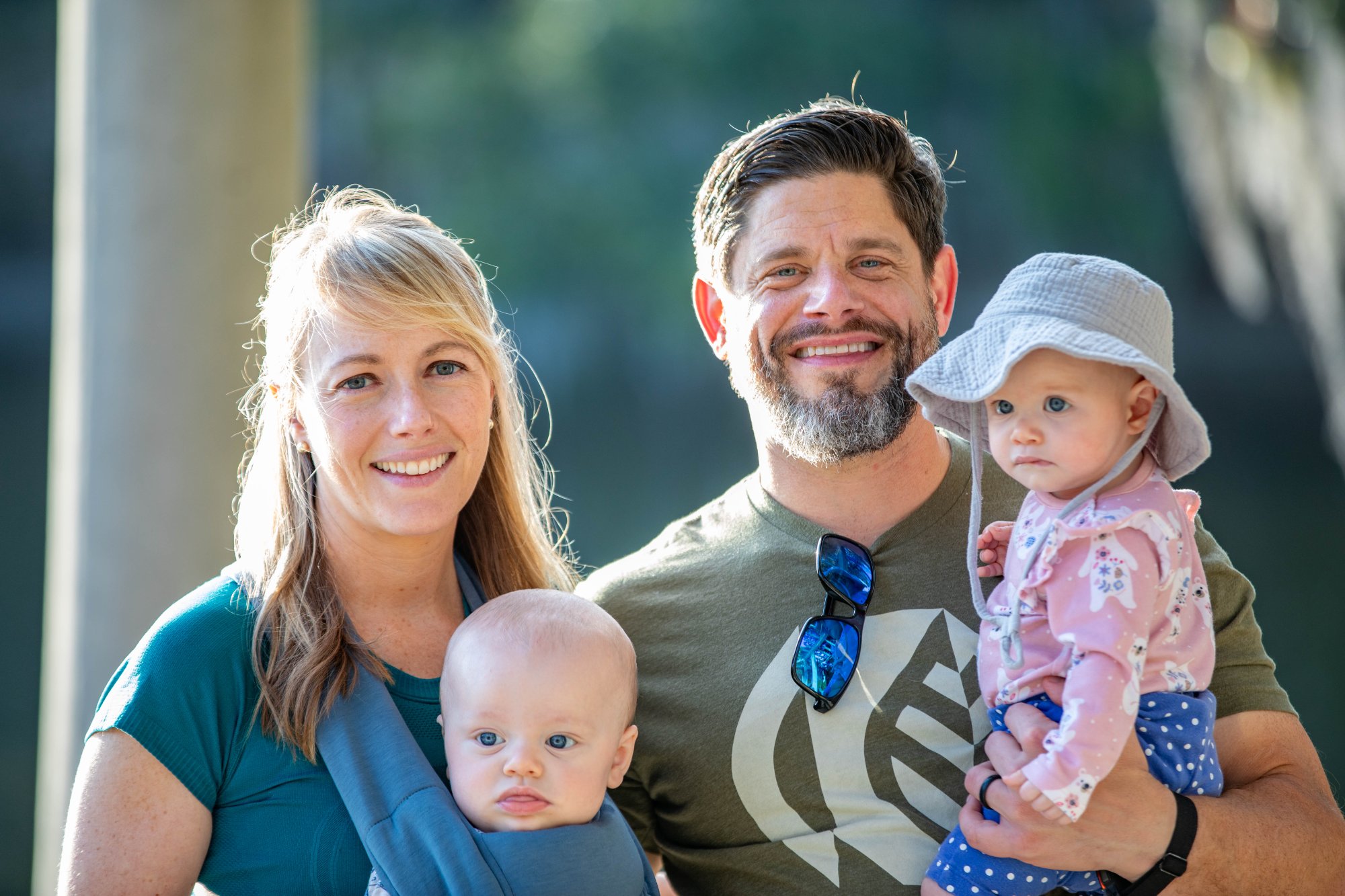 Nick Lewis and family